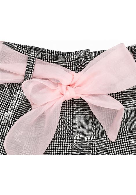 Shorts con paillettes MISS GRANT KIDS | MG1774NGRIGIO